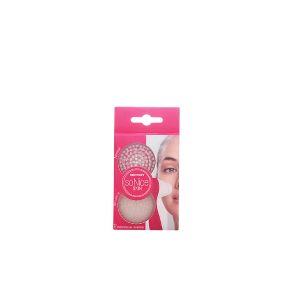 FACIAL BRUSH replacement head so nice skin 2 pcs