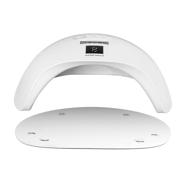 UV LED-lampa OCHO NAILS X13 65W plus vit med spegelbotten