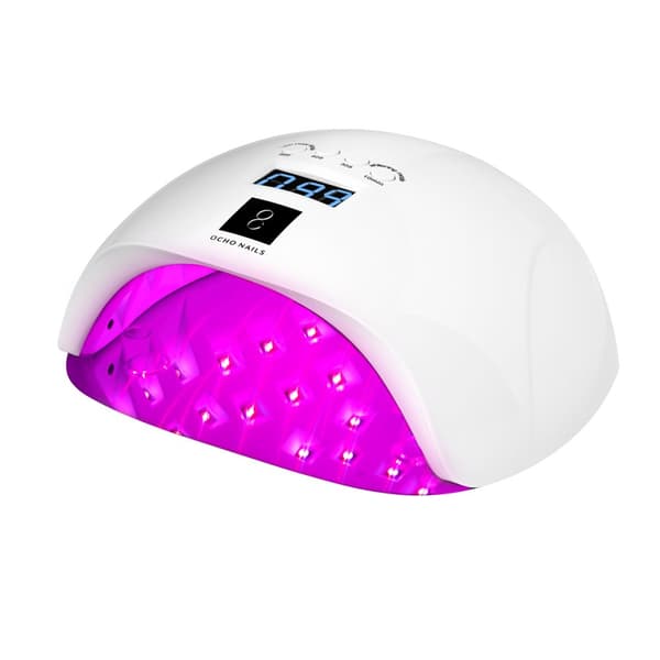 UV LED-lampa OCHO NAILS X13 65W plus vit med spegelbotten