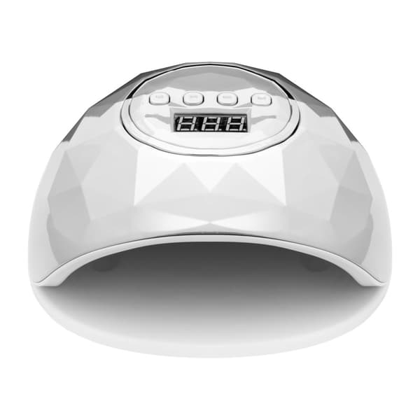 UV LED-lampa Shiny 86W vit/silver pärla
