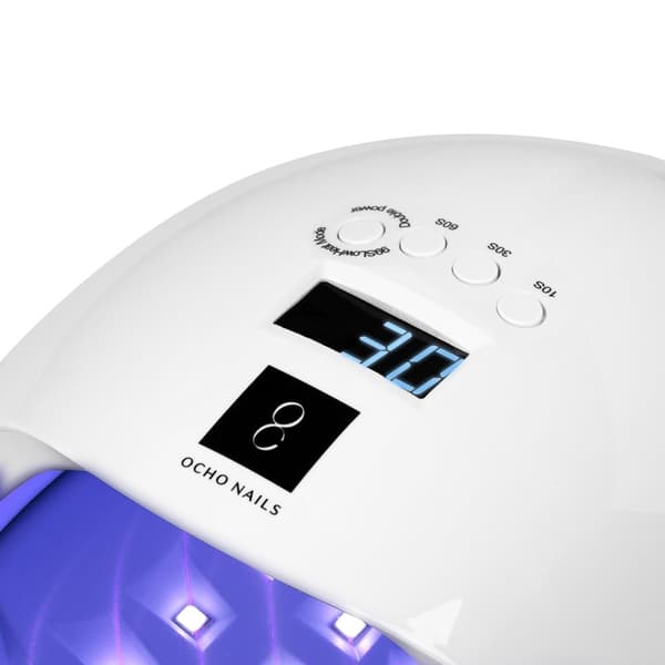 OCHO NAILS X13 65W hvid LED-lampe med spejlbund