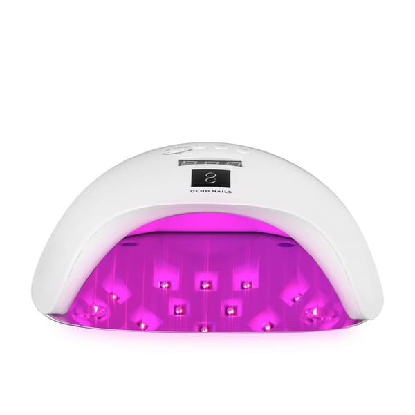 UV LED-lampa OCHO NAILS X13 65W plus vit med spegelbotten