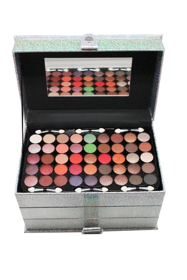 Miss Young Makeup Kit Väska - Silver (MC1205)