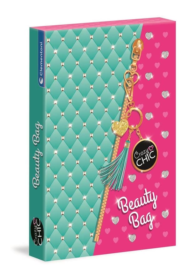 Clementoni  Crazy Chic Trousse Pretty Bag, Sminkset