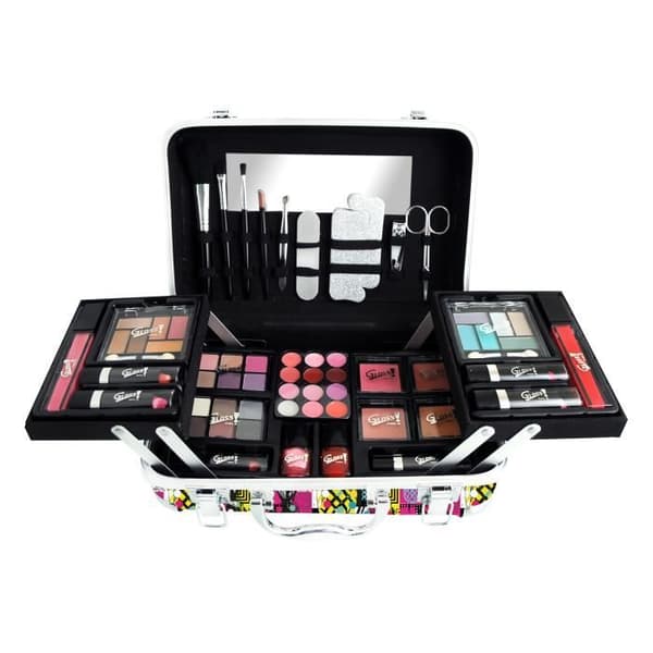 XXXL Makeup Case - Ananas Abstrakt Party