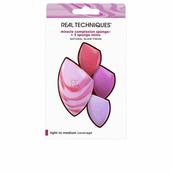 Sminksvamp Real Techniques Miracle Complexion 4 Delar
