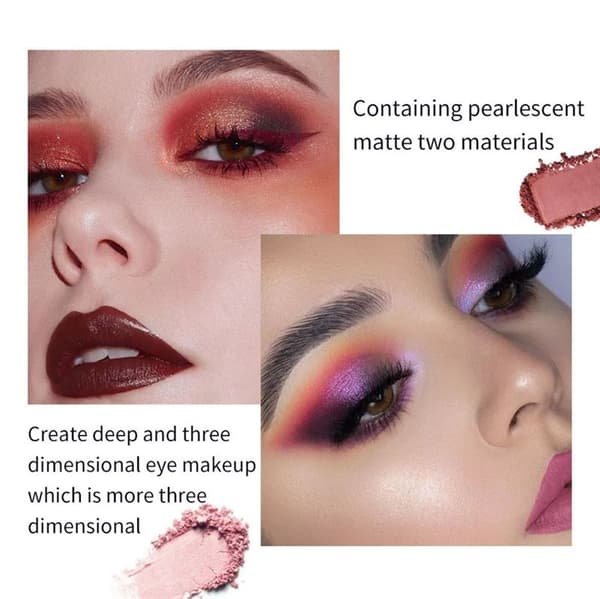 Miss Rose New Nude Eyeshadow Palette, Ögonskugga - Chroma