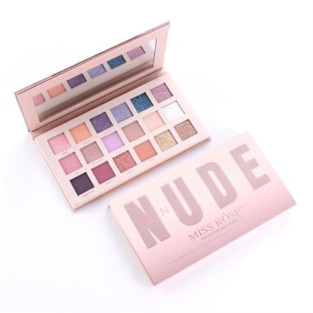 Miss Rose New Nude Eyeshadow Palette, Ögonskugga - Chroma