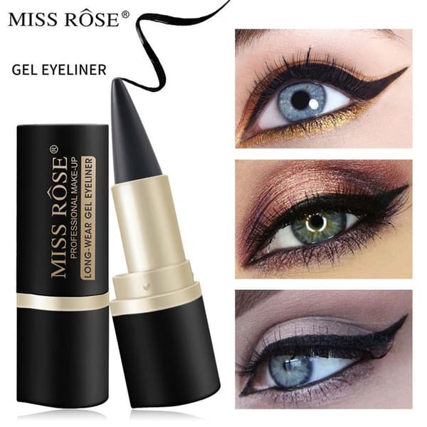Miss Rose Long-Wear Gel Eyeliner - Svart