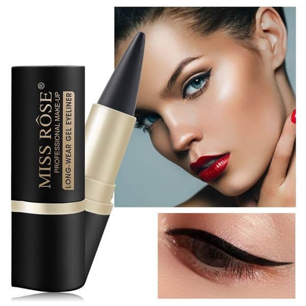 Miss Rose Long-Wear Gel Eyeliner - Svart