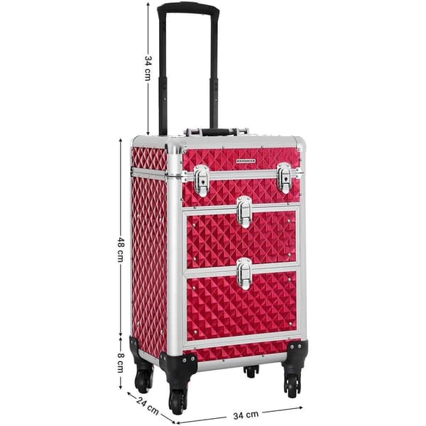 Rootz MakeUp Koffer - Cosmetica Trolleykerbjudande
