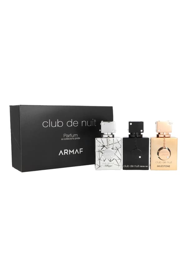 Sæt Armaf Club de Nuit Black Edp 3x30ml: Sillage + Milestone + Intense Man