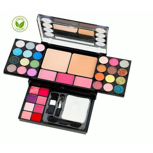 Magnifik 100 % VEGAN gnistrande DIAMONDS Makeup Palette Box 43 stycken + 1 överraskningspresent