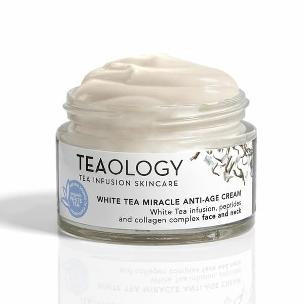 Skönhetsset Teaology Vitt te 3 Delar