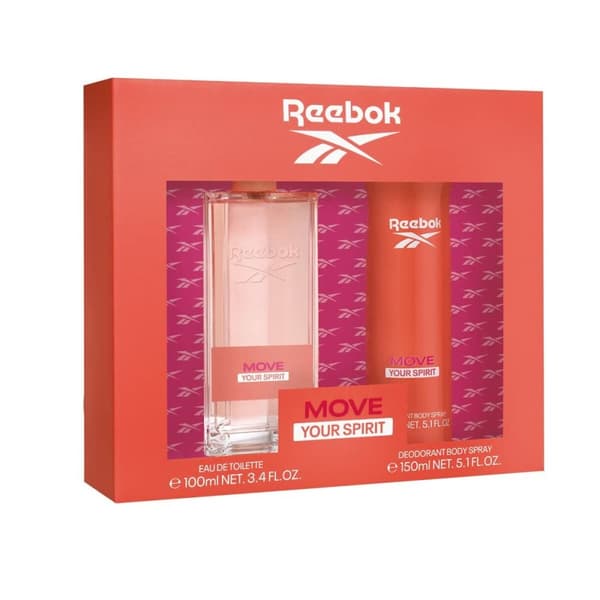 Sett dame parfyme Reebok EDT Move Your Spirit 2 Deler