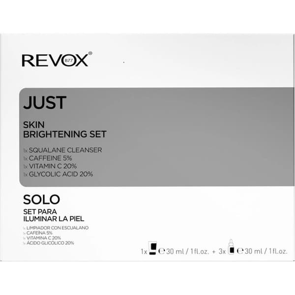 Unisex Kosmetisk Sett Revox B77 Just Skin Brightening 4 Deler