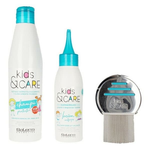 Kampaamosetti lapsille Kids & Care Salerm Täiden Vastainen (3 pcs)