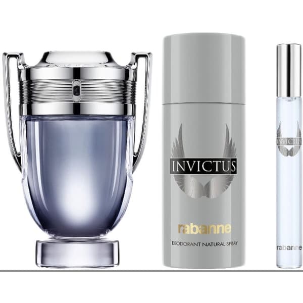 Parfume sæt til mænd Paco Rabanne Invictus 3 Dele