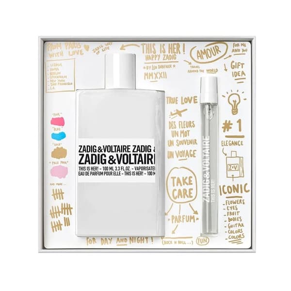 Sett dame parfyme Zadig & Voltaire This Is Her! 2 Deler