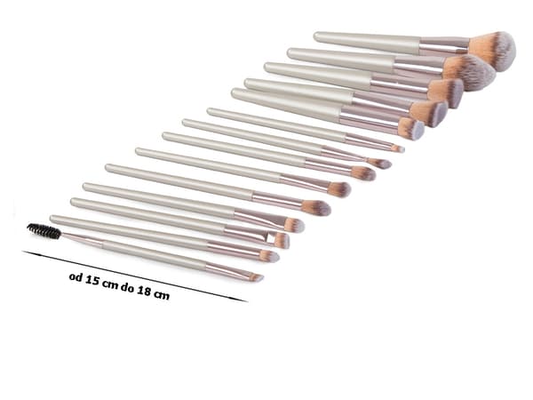 Sminkborstar Set - Smink Borstar - 14-delar