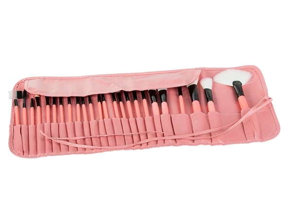 12-Pack Sminkborstar Set med Fodral