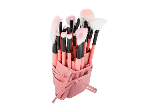 12-Pack Sminkborstar Set med Fodral
