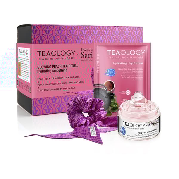 TEAOLOGY MELOCOTON TEA MOISTURIZING CREAM LOT 3 pcs.