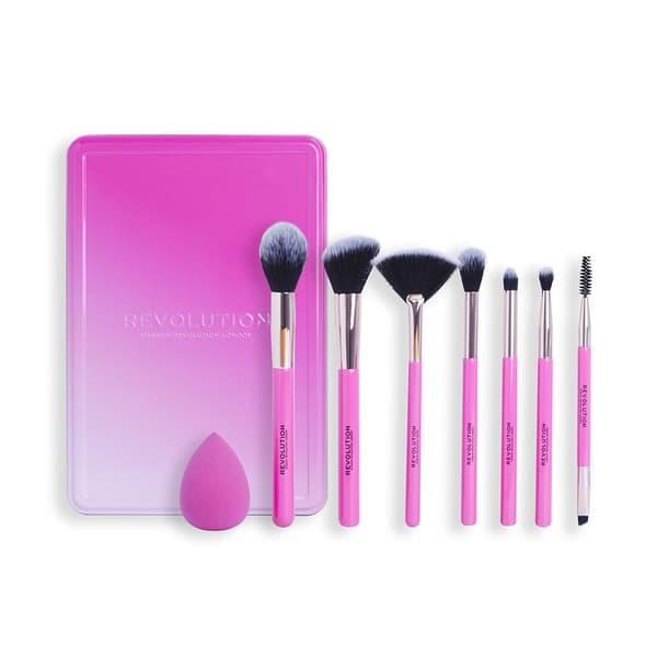 REVOLUTION MAKE UP THE BRUSH EDIT GIFT PACKAGE 8 pcs