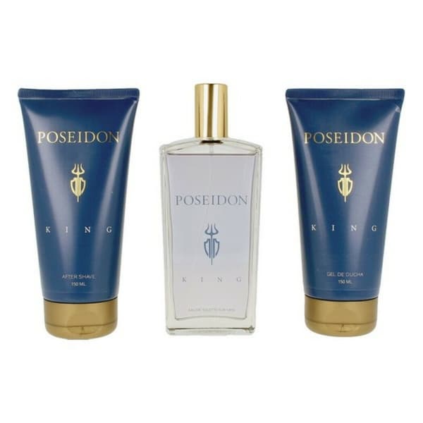 Parfume sæt til mænd The King Poseidon EDT (3 pcs) (3 pcs)