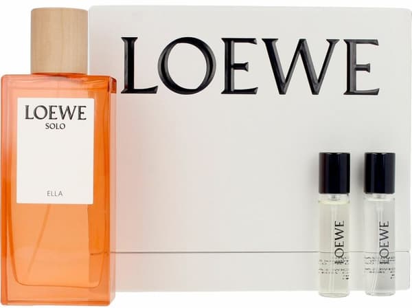 Women's Perfume Set Loewe Solo Ella 3 Pieces