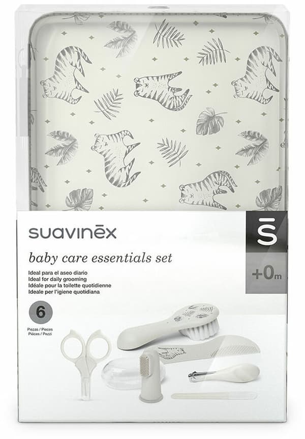 Baby Manicure Set Suavinex Baby Manicura Gris Lote 7 Pieces