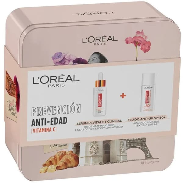 Cosmetic Set L'Oreal Make Up REVITALIFT CLINICAL 2 Pieces