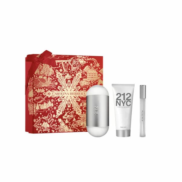 Parfume sæt til kvinder Carolina Herrera 212 NYC FOR HER 3 Dele