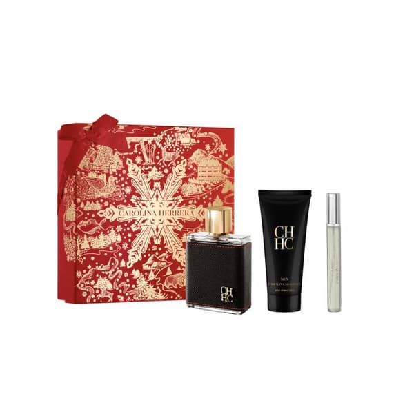 Parfume sæt til kvinder Carolina Herrera CH MEN EDT 3 Dele