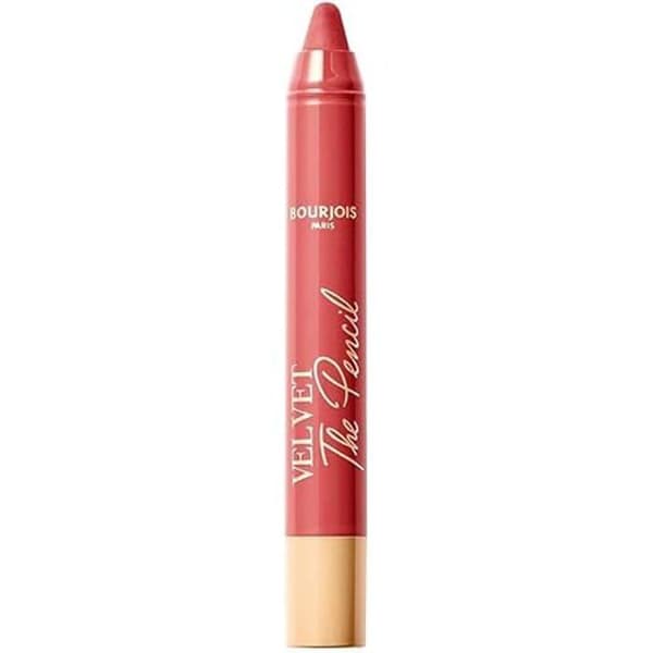 Vattentät matt läpppenna utan överföring - BOURJOIS - Velvet The Pencil - Röd - 04 Less Is