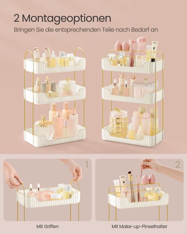 Rektangulær make-up arrangør-gave idé