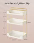 Miniatyrbillede 5 af 6: Rektangulær make-up arrangør-gave idé