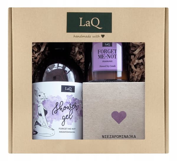 BUNNY FORGET-NOT SÆT GEL 500ML + BODY SMØR 200ML + LYS 180 ML