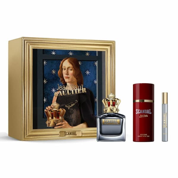 Parfume sæt til kvinder Jean Paul Gaultier SCANDAL POUR HOMME EDT 3 Dele
