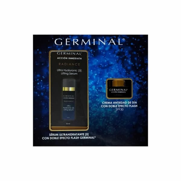 Unisex kosmetiikkasetti Germinal ACCIÓN INMEDIATA RADIANCE 2 Kappaletta
