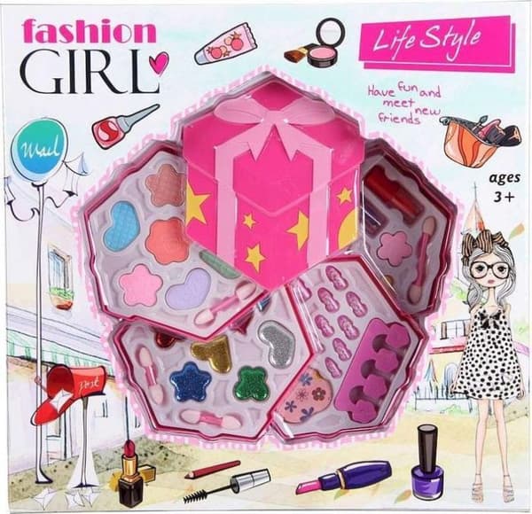 Sminkset Anek Kosmetiskt set Fashion Girl i en presentförpackning