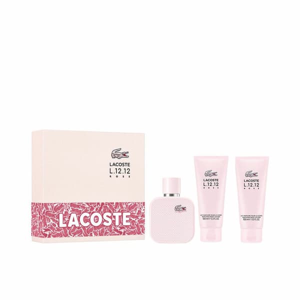 Parfume sæt til kvinder Lacoste L.12.12 POUR ELLE 3 Dele