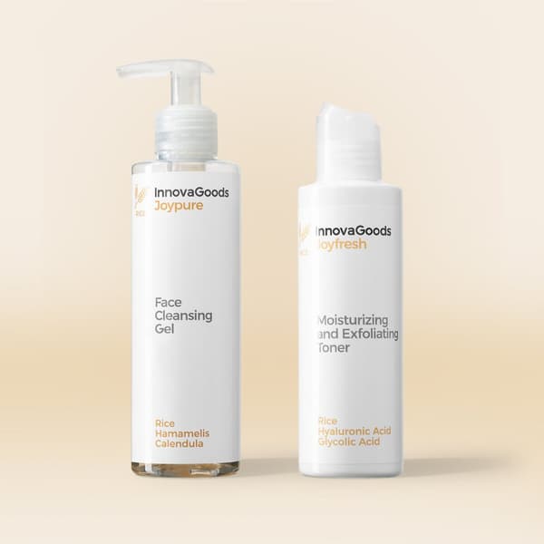Kasvojenpuhdistus duo-paketti Rice InnovaGoods