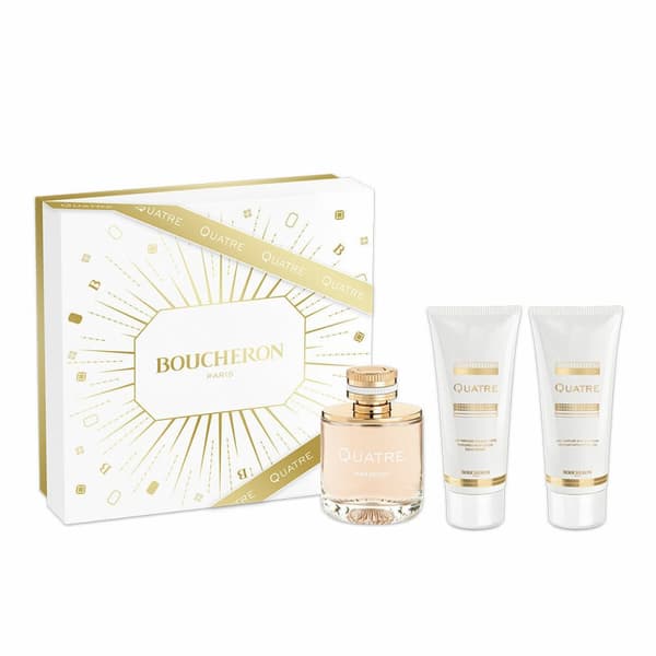 Parfymset Damer Boucheron QUATRE POUR FEMME EDP 3 Delar