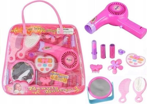 Coffret de maquillage Leantoys - 1441 - Kosmetisk set Trousse à cosmétiques Sèche-linge à piles LEAN Toys