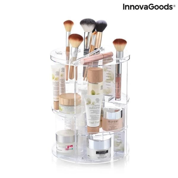 InnovaGoods Rolkup 360° roterande makeup- och skönhetsorganisator