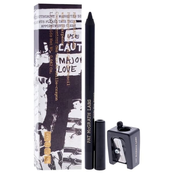 PermaGel Ultra Glide ojenblyant - 202 Xtreme Black af Pat Mcgrath Labs til kvinder - 2 stk. 0,042 oz ojenblyant, blyantspidser