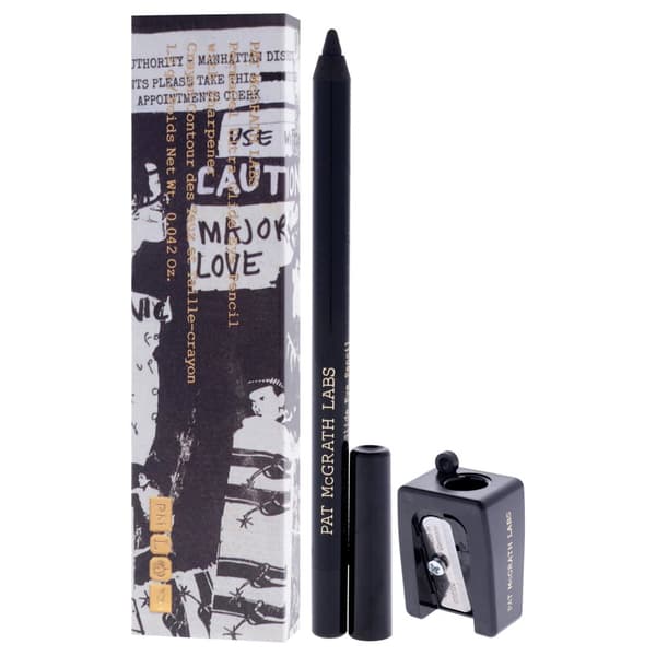 PermaGel Ultra Glide ojenblyant - 202 Xtreme Black af Pat Mcgrath Labs til kvinder - 2 stk. 0,042 oz ojenblyant, blyantspidser