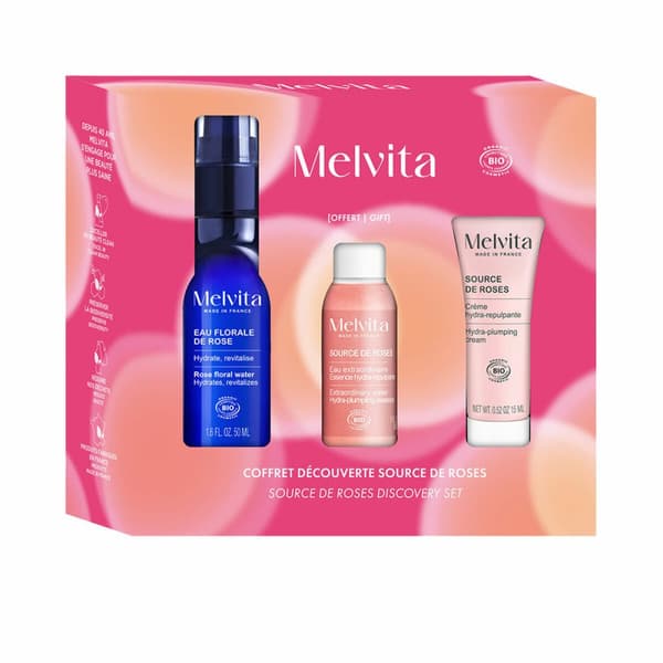 Unisex kosmetiksæt Melvita EAU DE FLEURS 3 Dele