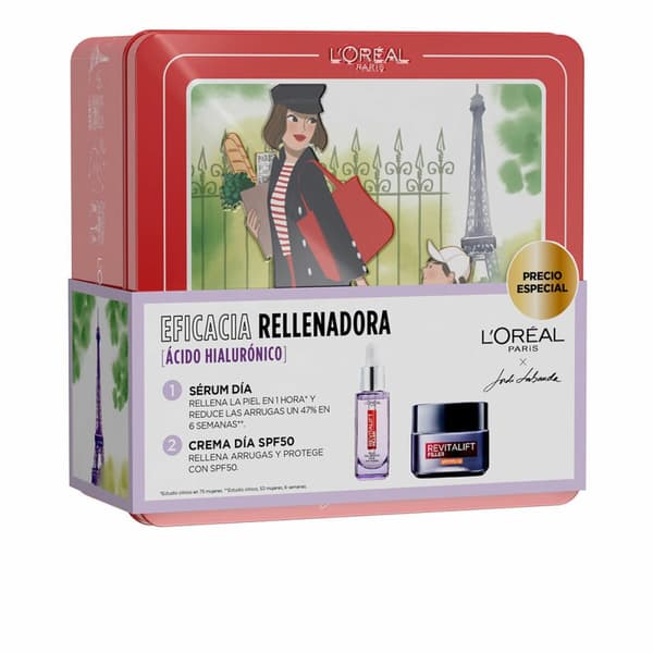 Kosmetik sæt til kvinder L'Oreal Make Up REVITALIFT 2 Dele